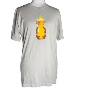 fnnch x Golden Goods Ziggy Bear David Bowie T Shirt Size Medium